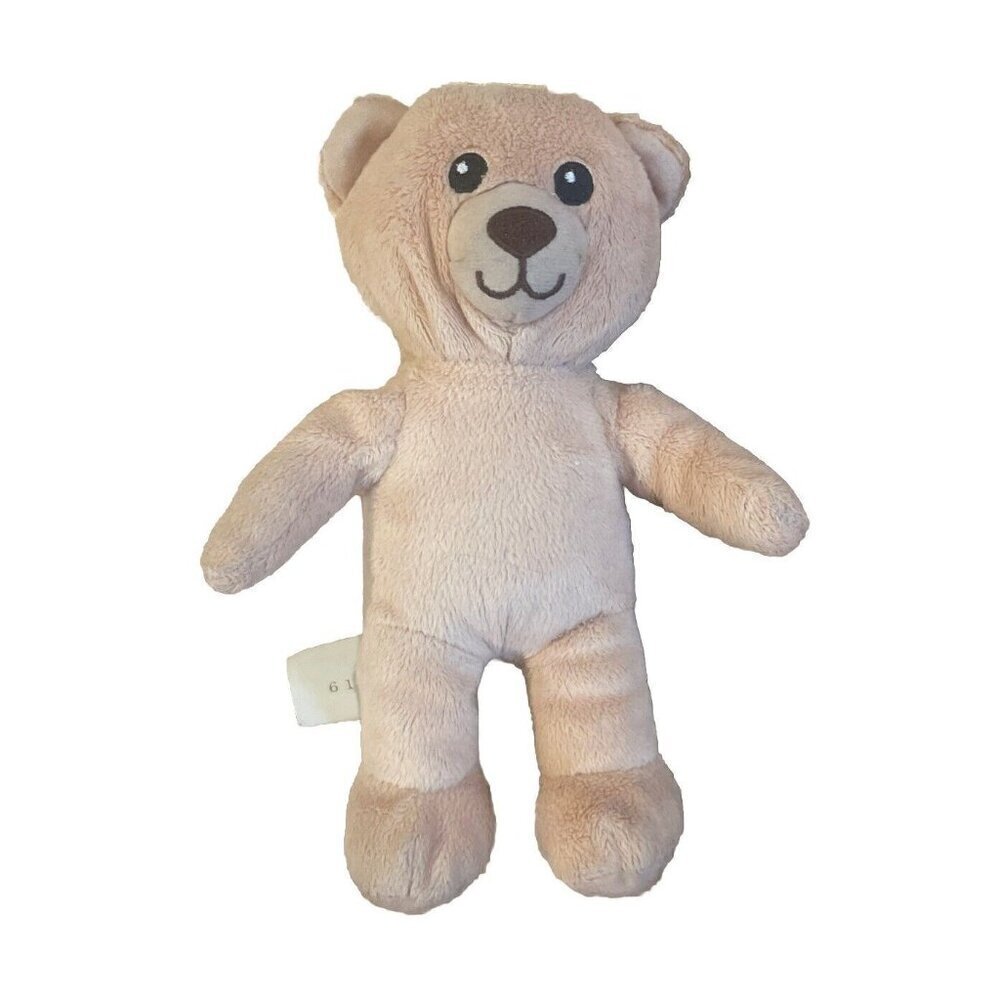 Build A Bear Zipper Back Tan Teddy Bear 7" Stuffed Plush Spin Master